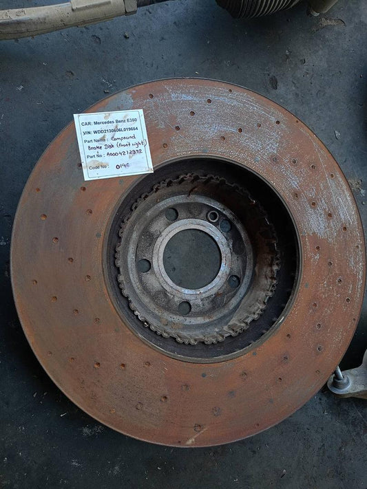 Mercedes-Benz E350 2018 W213 Front Disc Brake Rotor (used) - A0004212312