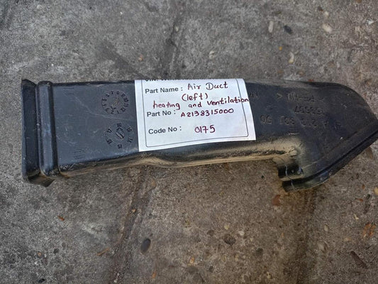 Mercedes-Benz E350 2018 W213 Instrument Panel Air Duct Left (used) - A2138315000