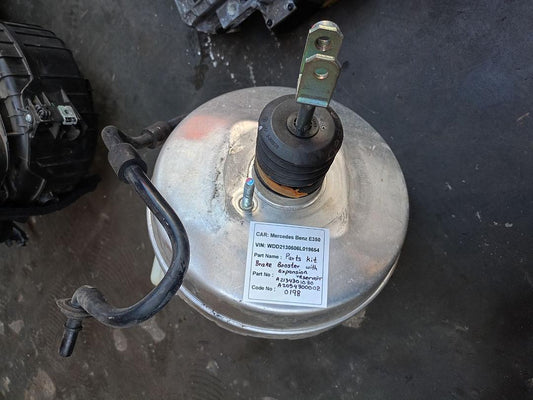 Mercedes-Benz E350 2018 W213 Parts Kit Brake Booster With Expansion Reservoir (used) - A2134301030