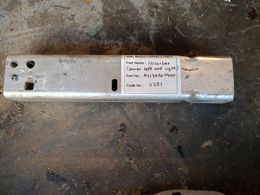 Mercedes-Benz E350 2018 W213 Front Bumper Lower Bracket (used) - A2136200400