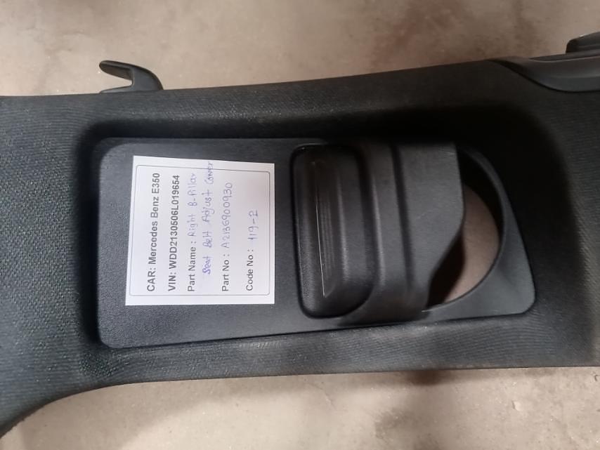 Mercedes-Benz E350 2018 W213 Right B-Pillar Seat Belt Adjust Cover (used) - A2136900930