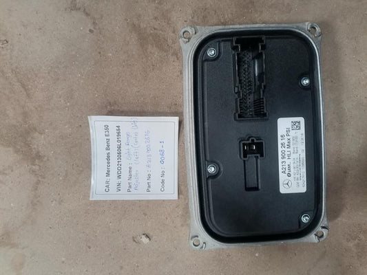 Mercedes-Benz E350 2018 W213 Light Range Adjuster Left Control Unit (used) - A2139002616