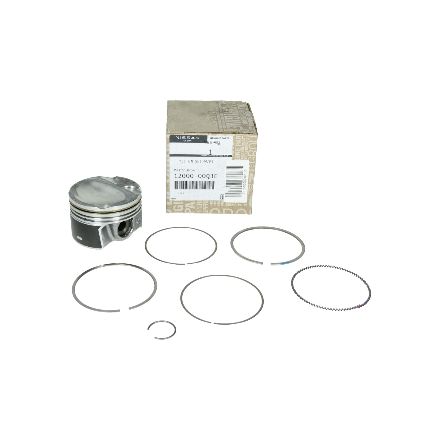 Nissan Qashqai 2014 (LHD) Piston Set 1200000Q3E