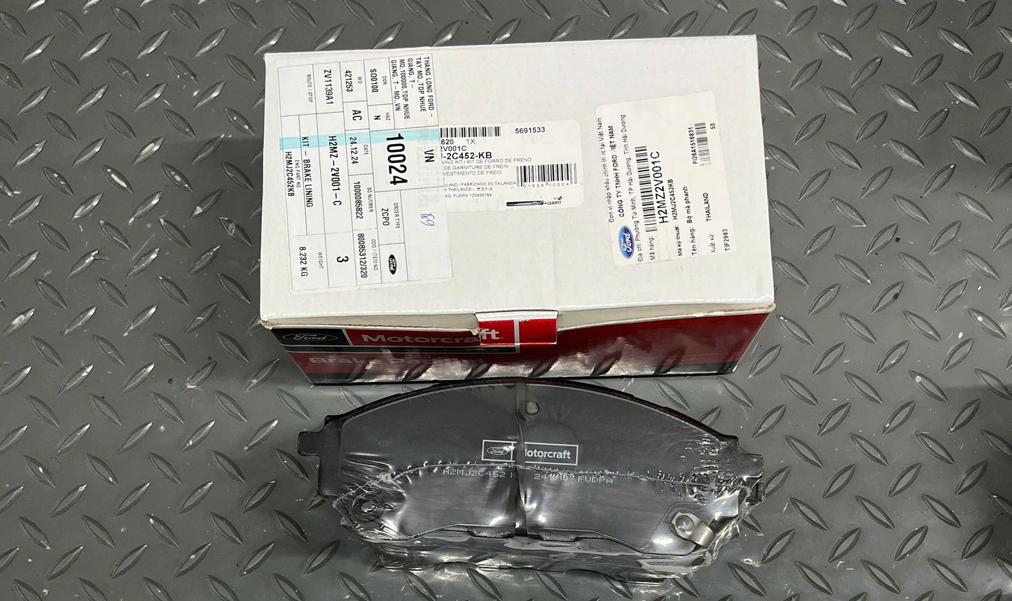 Ford Everest 2015-2021 Front Brake Pad H2MZ2V001C, EB3Z2001B